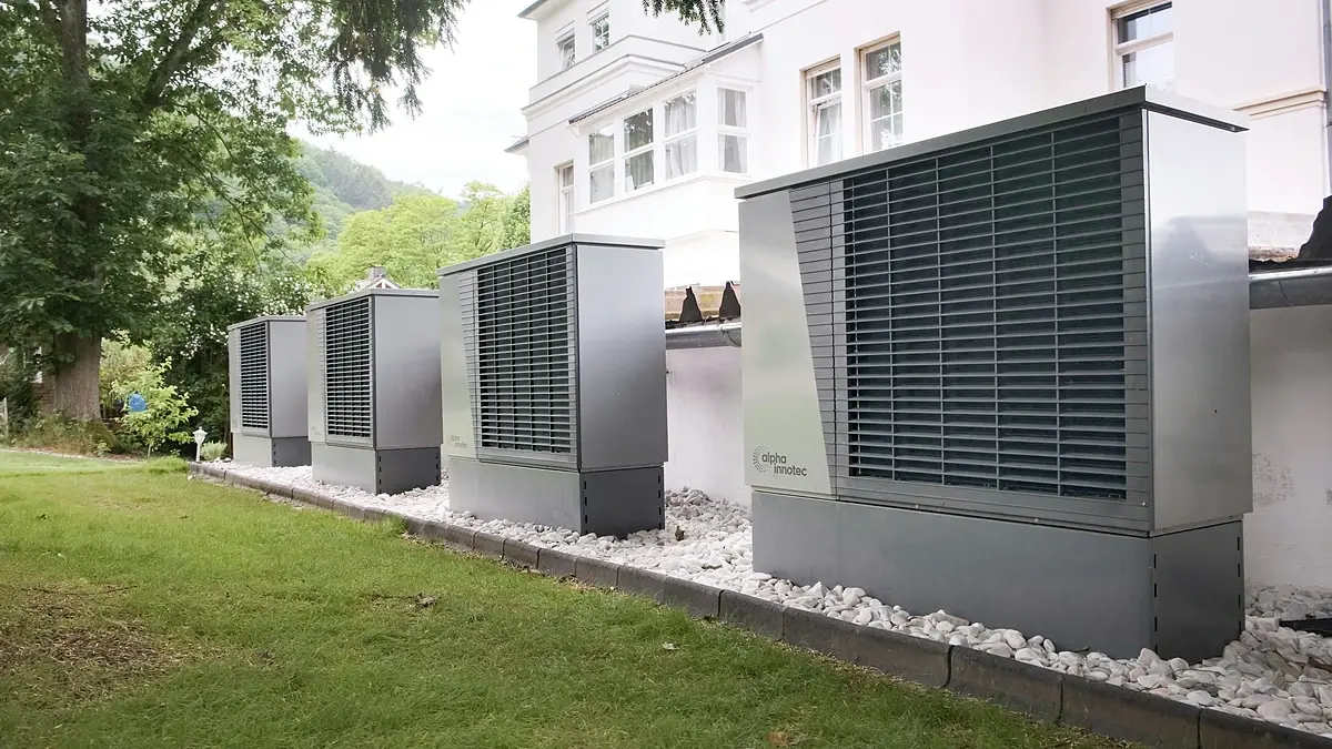 New outdoor AC units at a Wheatland subdivision